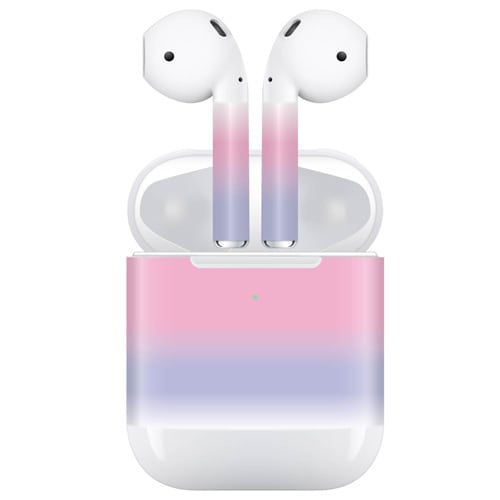 AirPodsステッカー グラデーション ピンク