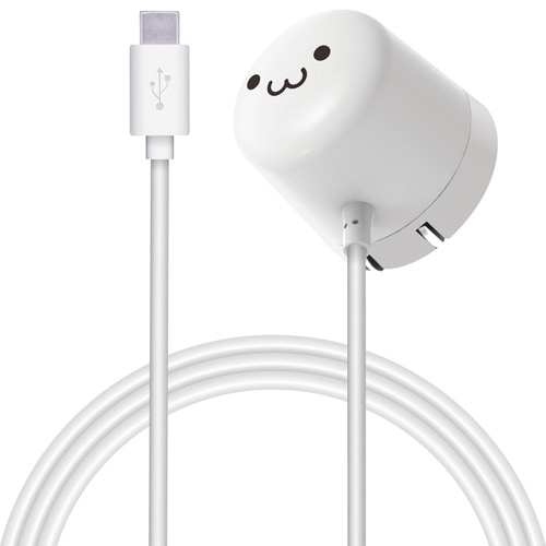 AC充電器/1.5A出力/1.5m/フェイス