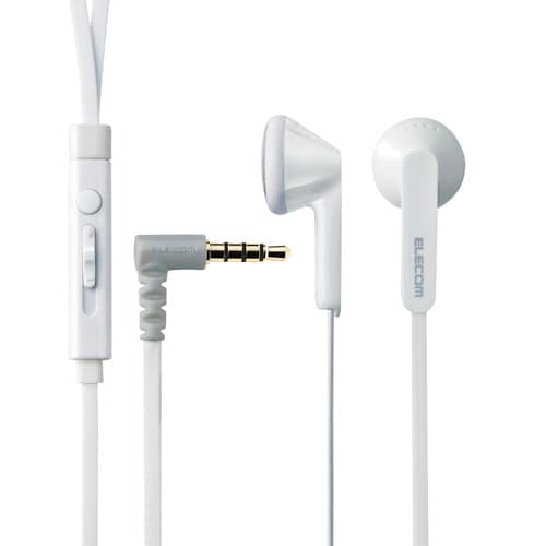 イヤホンマイク スマホ用 WH 1.2m