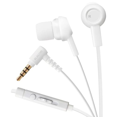 イヤホンマイク スマホ用 ホワイト