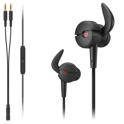 イヤホンマイク インラインマイク搭載 2m BK