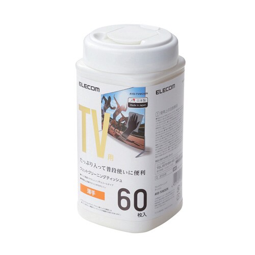 薄型TVクリーナー ボトルタイプ 60枚入