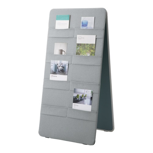 ホワイトボード マテリボポケット ホワイト薄グレー