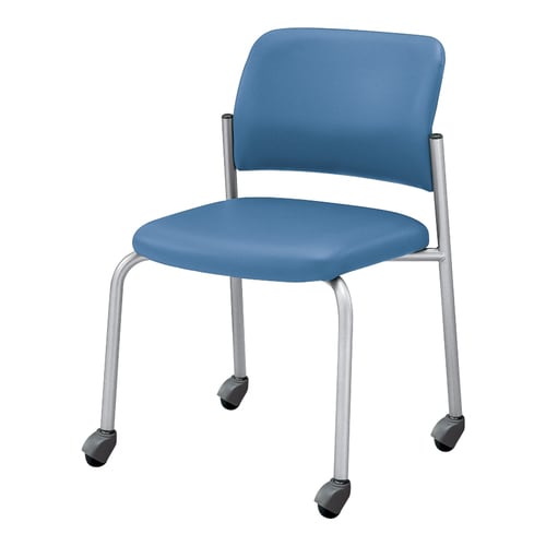 会議イス 100 マリン脚シルバー硬床用