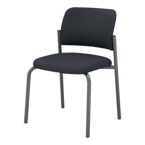 会議イス 100 4本脚 布グレー脚グレー