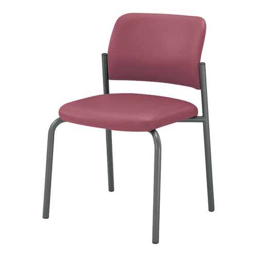 会議イス 100 4本脚 ローズ脚グレー