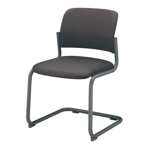 会議イス 100 L字脚 グレー脚グレー
