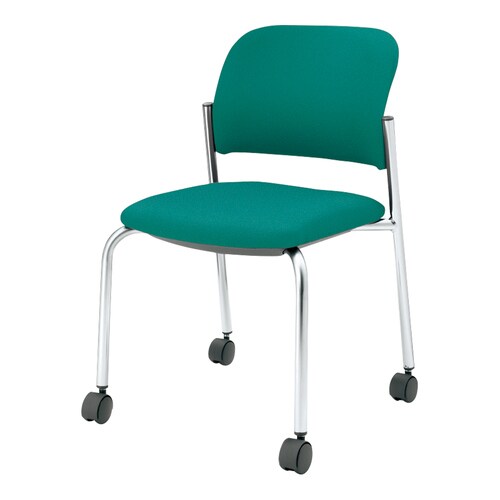 会議イス 100 布グリーン軟床用