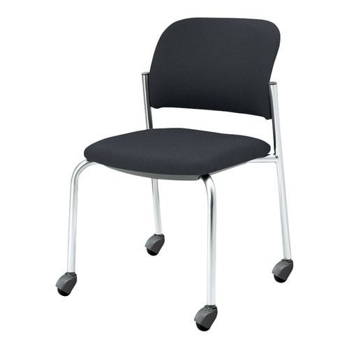 会議イス 100 布グレー硬床用