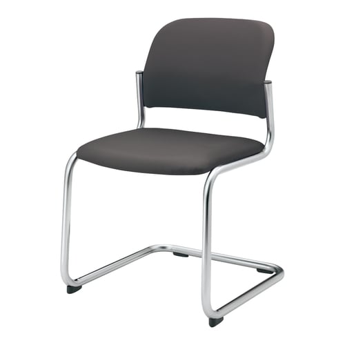 会議イス 100 L字脚レザーローズ