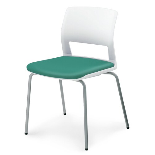 会議イス 160 4本脚 レザー ミント