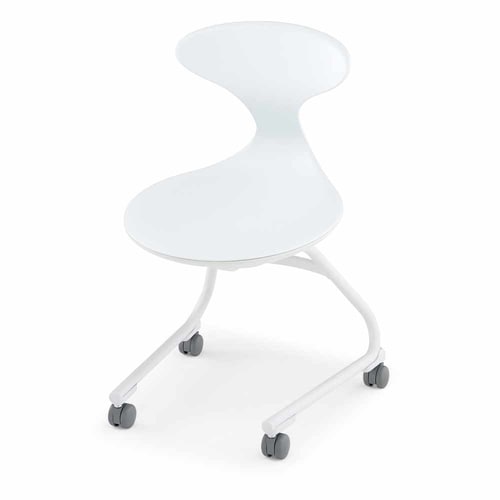 キャンパスアップ 前傾あり/白 軟床用