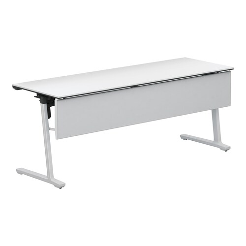 カ−ム 幕板付W1800D600白脚ホワイト