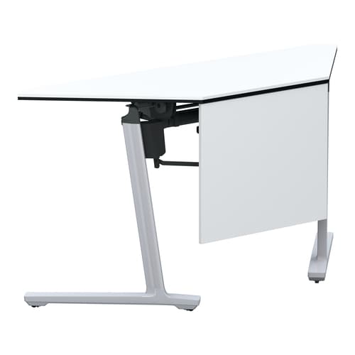 カ−ムコ−ナ− 幕板付W1400シルバー脚ホワイト