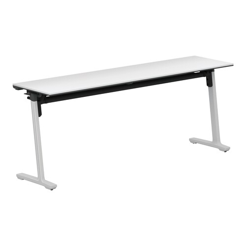 カ−ム棚付 W1800D450白脚ホワイト