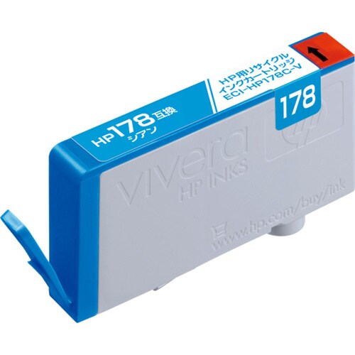 エコリカインク HP CB318HJ シアン