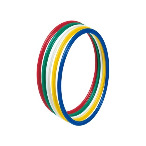 B2451フラットフープ40(5色1組)
