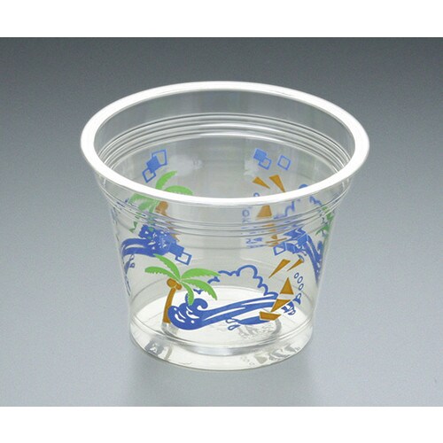 01031677クリアカップパームツリー