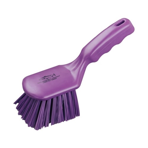 サーモンレジンブラシ 柄付 パープル AMD4