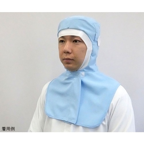 ストレッチポプリン ツバ無 青M SP460ー2