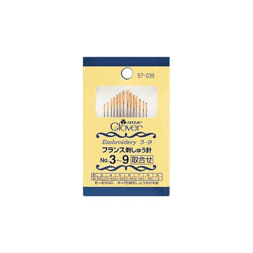 フランス刺しゅう針 No.3から9 57039