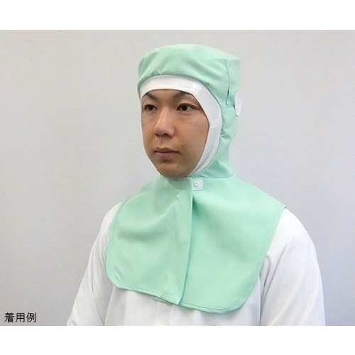 ストレッチポプリン ツバ無 緑S SP460ー3