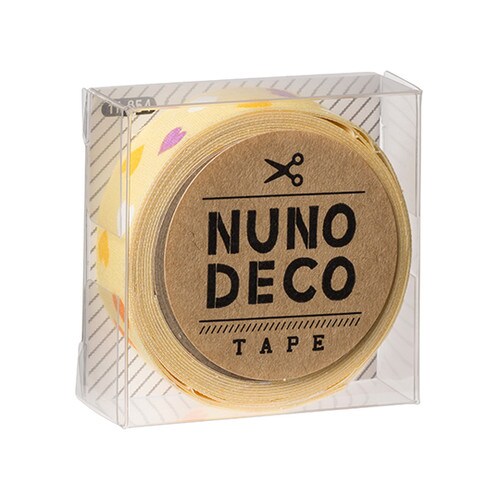 ヌノデコテープ きいろカラフルハート 11ー854