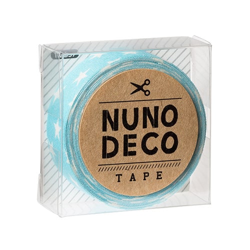 ヌノデコテープ みずいろスター 11ー857