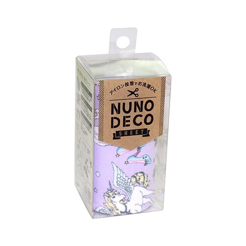 ヌノデコシート ユニコーン ぱーぷる 15ー264