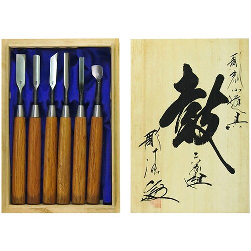 彫刻小道具 6本組