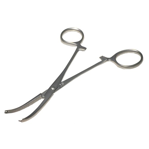 止血鉗子 Fー2D(大)有鈎反 180mm