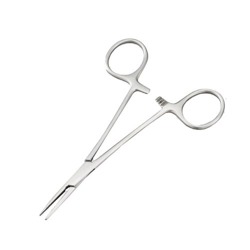 鉗子 無鈎 直型 125mm