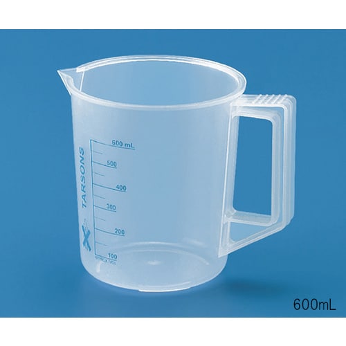 目盛付ビーカー 取っ手付 PP製 250mL