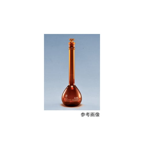 メスフラスコ(茶 ニューエクセレント) 50mL