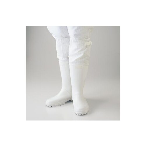 ACロングカフ付きロングブーツ 白 23.0cm