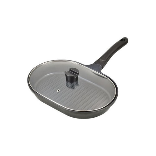 IH対応ガラス蓋付ワイドパン HBー2331