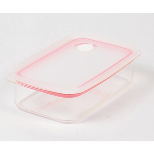 HBー2622 浅型密閉保存容器 M ピンク