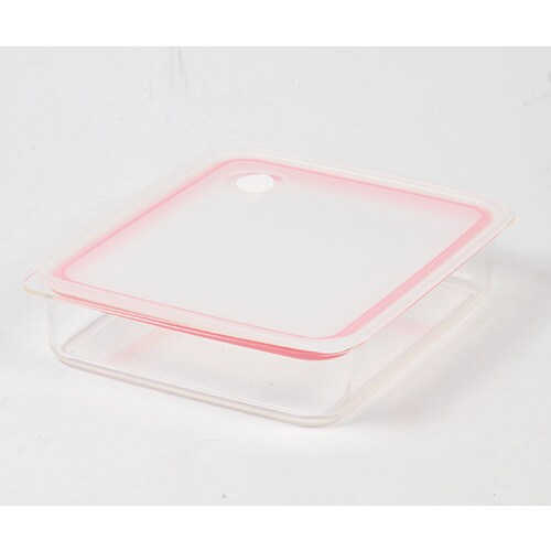 HBー2623 浅型密閉保存容器 L ピンク