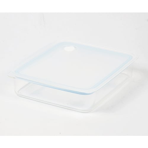 HBー2629 浅型密閉保存容器Lブルー