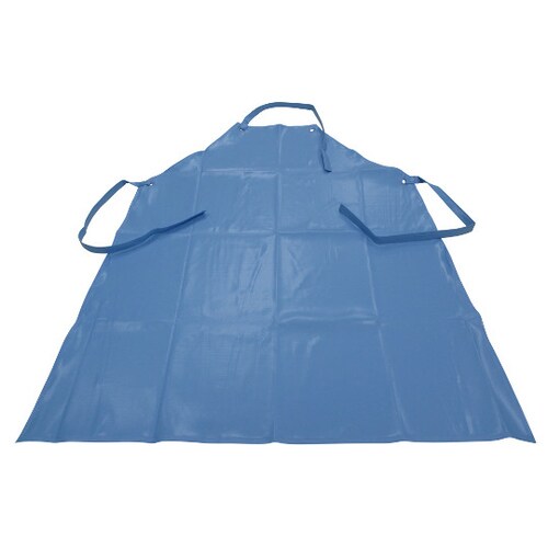 029 耐油ウレタンエプロン 青 5枚