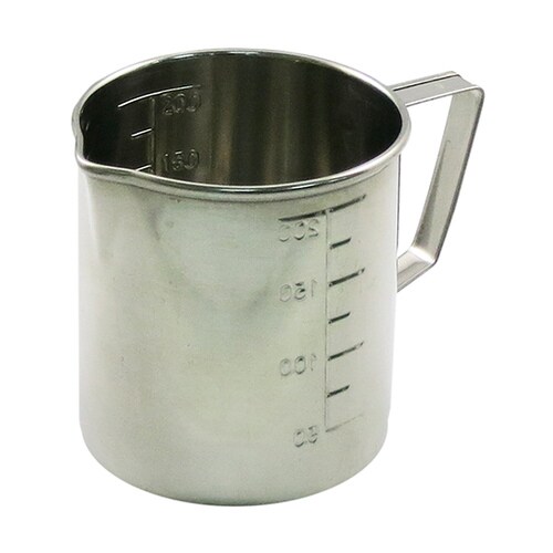 ステンレス メジャーカップ 口付 200cc