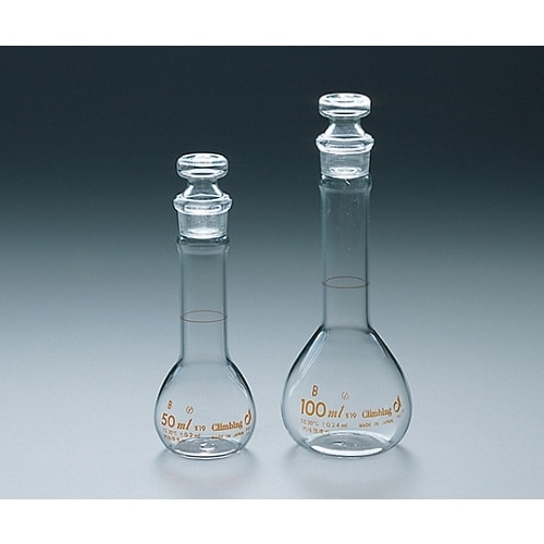 短型メスフラスコ 白 250ml 1本入