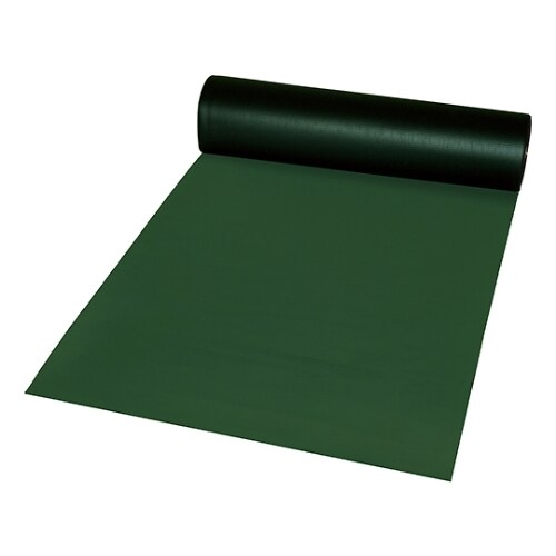 ビニール長マット 平板 グリーン 411ー0350