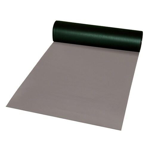 ビニール長マット 平板 グレー 411ー0360