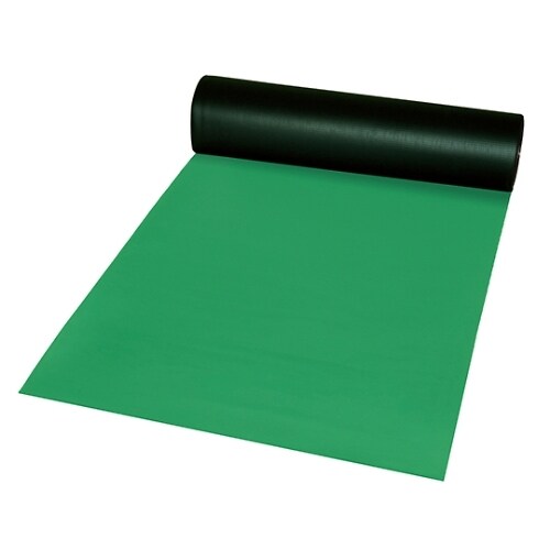 ビニール長マット 平板 Lグリーン411ー0352