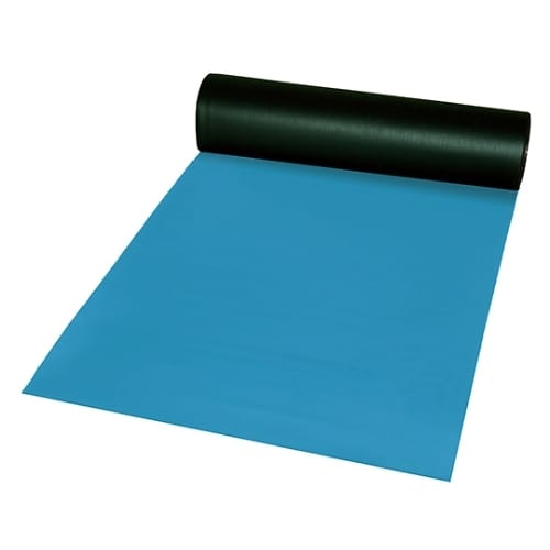 ビニール長マット 平板 Lブルー 411ー0361