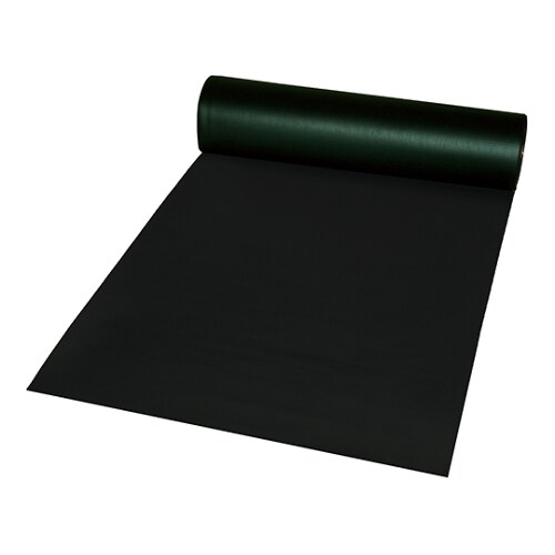 ビニール長マット 平板 ブラック 411ー0365