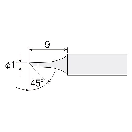 はんだこて用交換ビット HSー51C01
