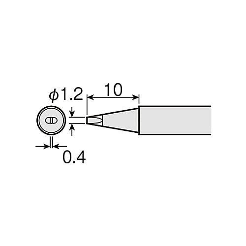 はんだこて用交換ビット HSー51D02