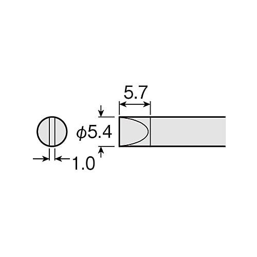 はんだこて用交換ビット HSー51D06